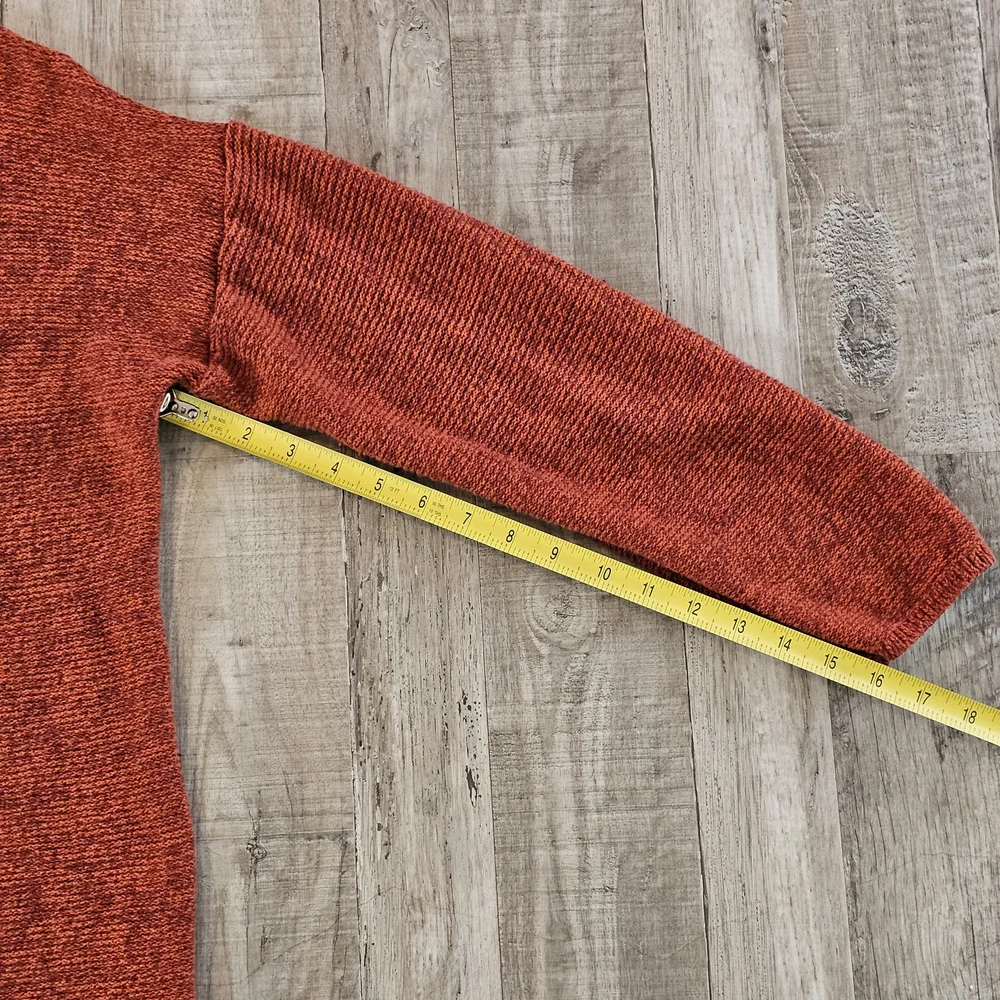 Old Navy Womens V-neck Plus Size Pullover Sweater Rust Size XXL